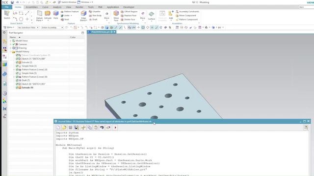 Get User Attributes | Nx Open | CAD Automation смотреть онлайн