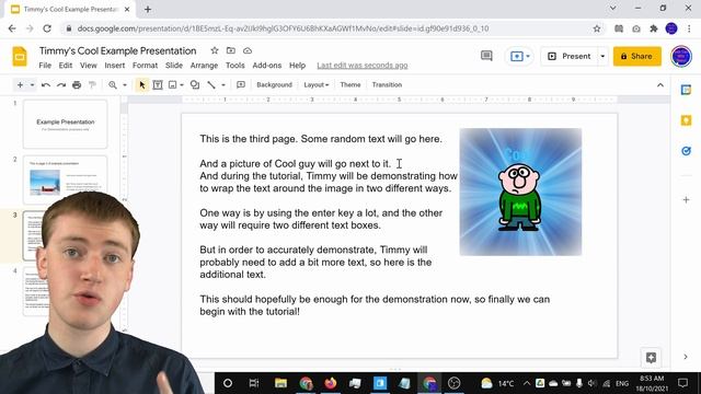 How To Wrap Text Around An Image In Google Slides смотреть онлайн