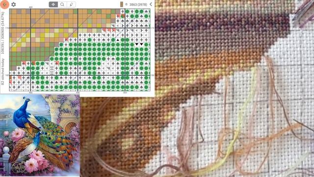 Cross Stitch: Stitch With Me #244 (with talking) смотреть онлайн