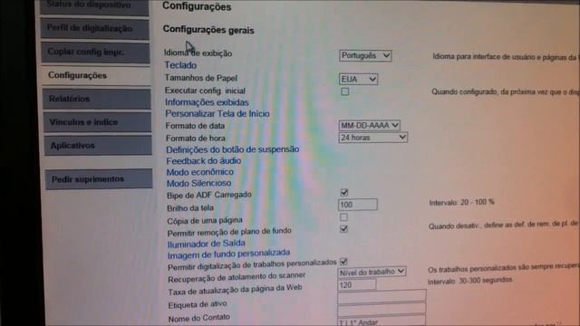 Como configurar tela inicial da impressora via browser смотреть онлайн
