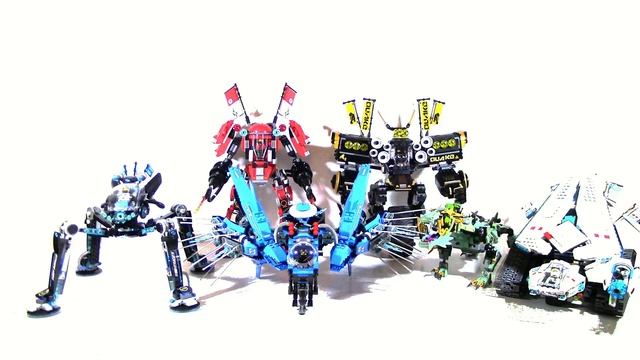 All LEGO Ninjago Movie Ninja Mechs Overview смотреть онлайн