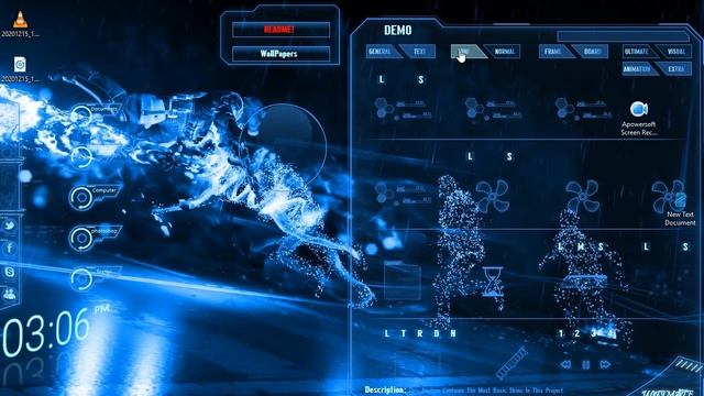 Best Rainmeter Visualizer Skins 2021 || Neon Space Skin || Windows 10 смотреть онлайн