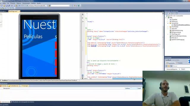 Windows Phone 8 SDK Básico en Español - Panorama con lista personalizada - 3/x смотреть онлайн