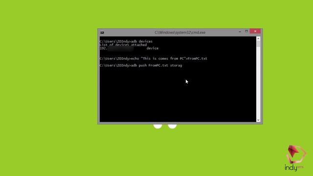 Copy File from PC to Android External SDCard using ADB смотреть онлайн