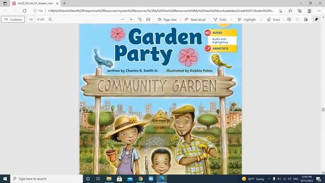 English Story "The Garden Party" смотреть онлайн