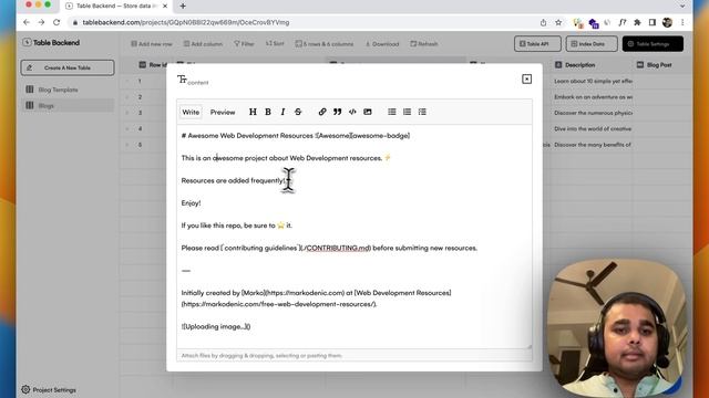 Markdown Editor In Table смотреть онлайн