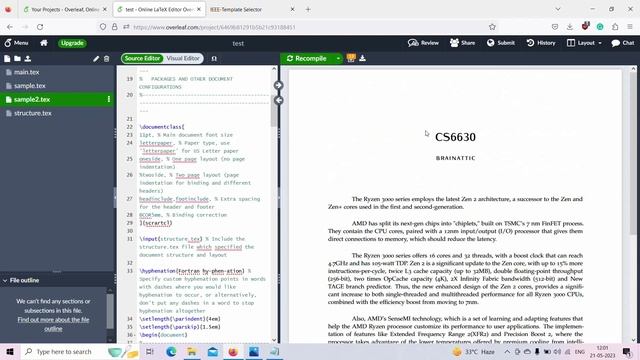 Welcome to Overleaf! Easy introduction to the Latex Compiler. смотреть онлайн