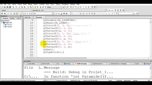 dessiner un cercle, demi_cercle, ellipse et leur Arc avec OpenGL en 3D смотреть онлайн