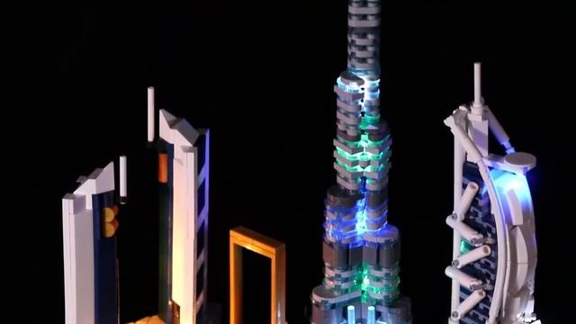 Brick Shine Light Kit for Lego 21052 Architecture Dubai смотреть онлайн