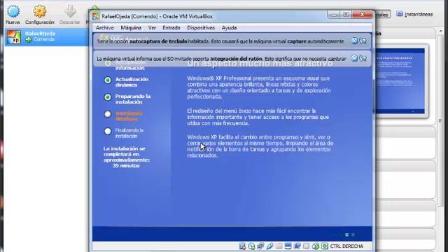 PRACTICA Instalación de Windows XP y una partición FAT32 смотреть онлайн