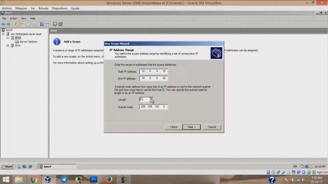 Crear DHCP Server Windows Server 2008 смотреть онлайн