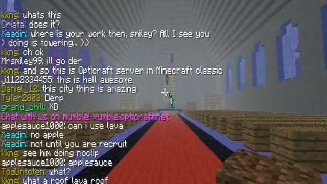 MineCraft OptiCraft server смотреть онлайн