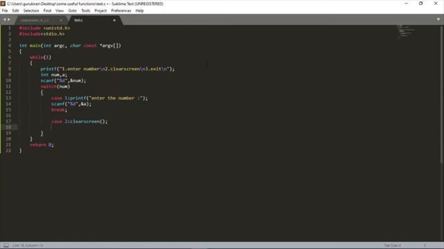 C program to Clear the terminal screen or cmd screen смотреть онлайн