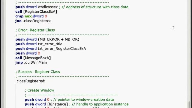 NASM Add Simple Button Win32 API The Netwide Assembler смотреть онлайн