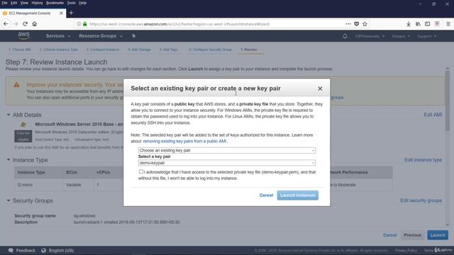 9. Amazon EC2 Launch and Access Windows Server VM смотреть онлайн