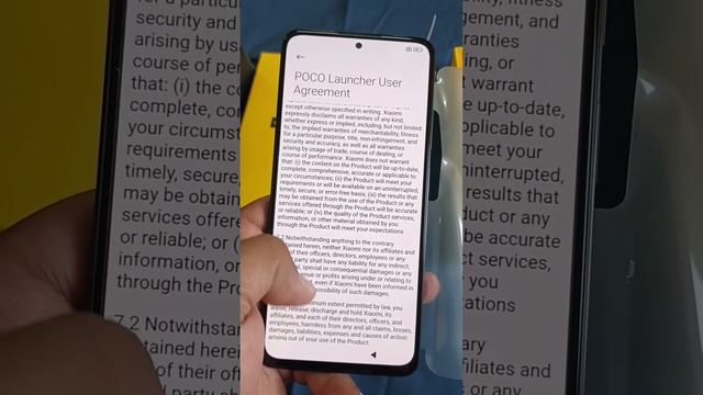 poco Launcher user agreement. смотреть онлайн