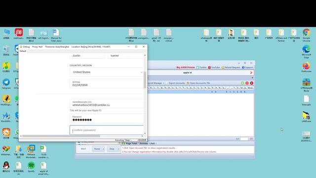 Apple ID (US only) Account Creator Bot - PVACreator Apple ID Version Tutorial смотреть онлайн