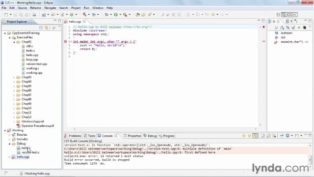 eclipse cdt and gcc configuration on windows by Bill Weinman. Last moment tip смотреть онлайн