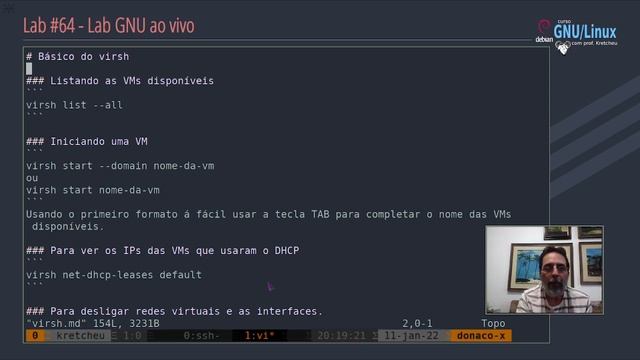 Criando VM via CLI - 1x0 para "eles" - Lab GNU #64 смотреть онлайн