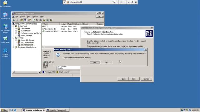 how to install windows via network using (RIS) Remote installation Service (arabic) смотреть онлайн