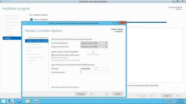 How to Install and Configure Active Directory - Installing Active Directory, DHCP and DNS смотреть онлайн