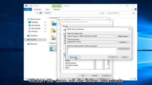 Windows 7/8/10 - Fehlerbehebung "Sie haben keine Zugriffsberechtigung" смотреть онлайн