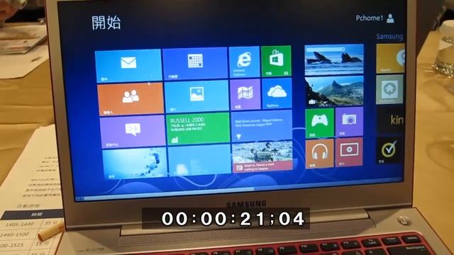 Samsung Windows8 Series 5 Ultra 開機實測 смотреть онлайн