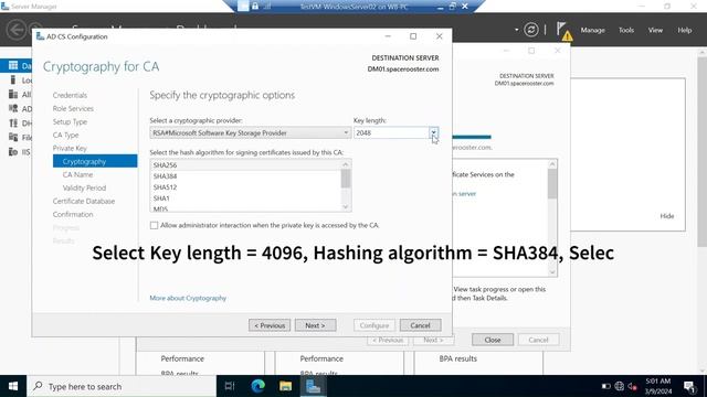 Installing and Configuring a PKI in Windows Server 2022 смотреть онлайн