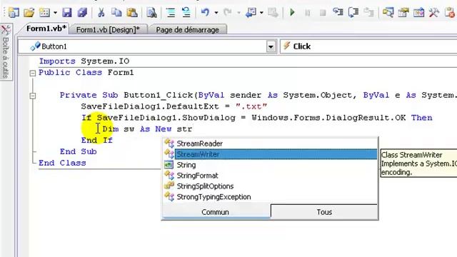 كيفية استعمال الأداتين Openfiledialog و Savefiledialog.mp4 смотреть онлайн