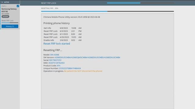 Samsung a33 5g frp remove by chimera tools just one click смотреть онлайн