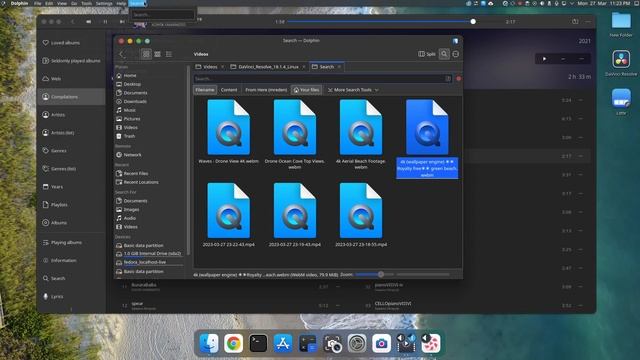 Linux Mac OS Theme Animated ocean wallpaper смотреть онлайн