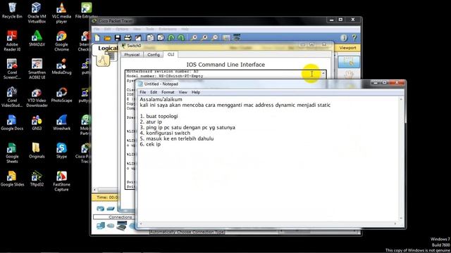 mac address static dan dynamic pada switch смотреть онлайн