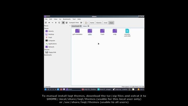 Lubuntu 20.04: Change system themes смотреть онлайн