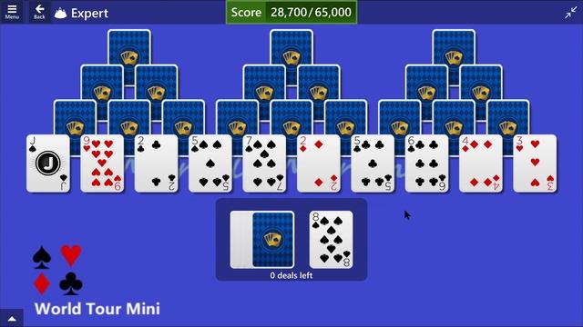 World Tour Mini Game #10 | April 4, 2024 Event | TriPeaks Expert смотреть онлайн