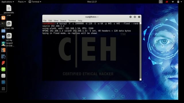 Fun with Hping3 DOS LAND ATTACK смотреть онлайн