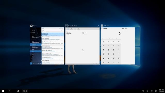 Windows 10 Fall Update build 10586 improvements in Tablet Mode - Snap, Gestures + More смотреть онлайн
