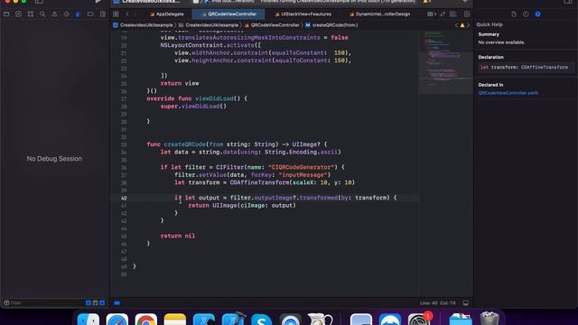 How to generate qrcode in uikit смотреть онлайн