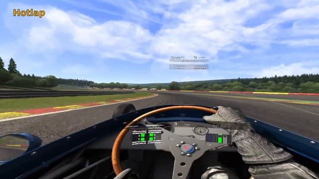 Maserati 250F 6 cylinder - Spa-Francorchamps. " Des pneus en beurre fondu! " (Assetto Corsa VR) смотреть онлайн