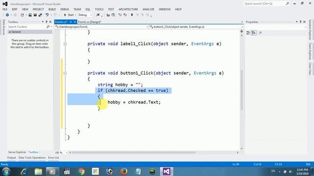 Check box c#net | condition checking using c# | how to use checkbox in c# | dhara pandya смотреть онлайн