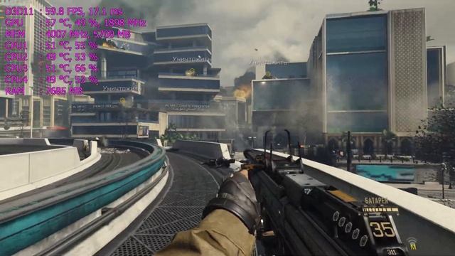 Call of Duty Advanced Warfare i5 7500 gtx 1060 6Gb смотреть онлайн