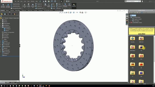 Lesson 1: SOLIDWORKS, Getting started in 10 min I Learn SOLIDWORKS by Modelling a Race Car смотреть онлайн
