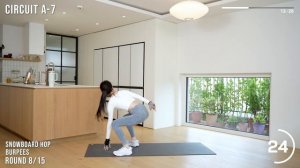 🔥15분만에 300칼로리 태우기🔥 과식 후 '버피지옥'으로 극강의 칼로리 소모효과‼️ 많이 먹은 거 없었던 일로!