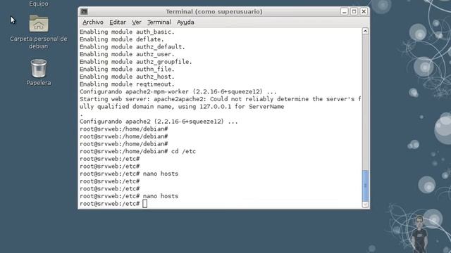 Apache02: Modificar archivo "hosts" para pruebas internas. смотреть онлайн