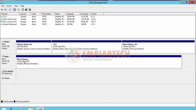 Create and Mount VHD in Windows Server 2012 R2 смотреть онлайн