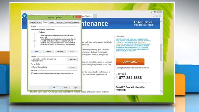 How to change Internet Explorer® 10 Privacy Settings on a Windows® 8 PC смотреть онлайн