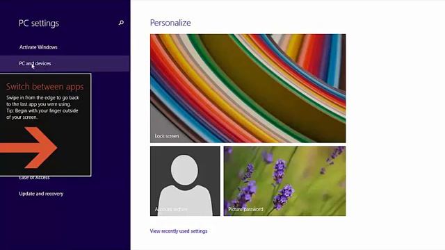 Switch between apps slideout won't go away - Windows 8.1 solution (พากษ์ไทย) смотреть онлайн