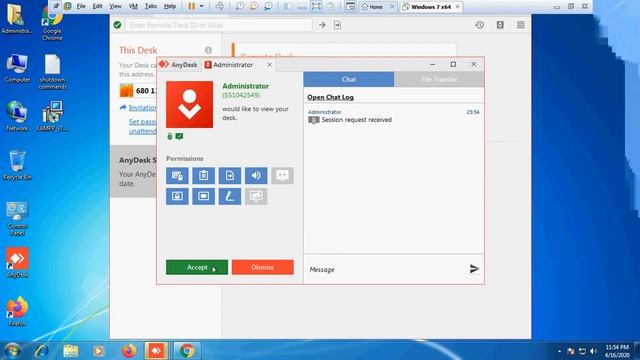 AnyDesk - How To Use AnyDesk on Windows 7 (Any Desk) Remote Desktop, file transfer смотреть онлайн