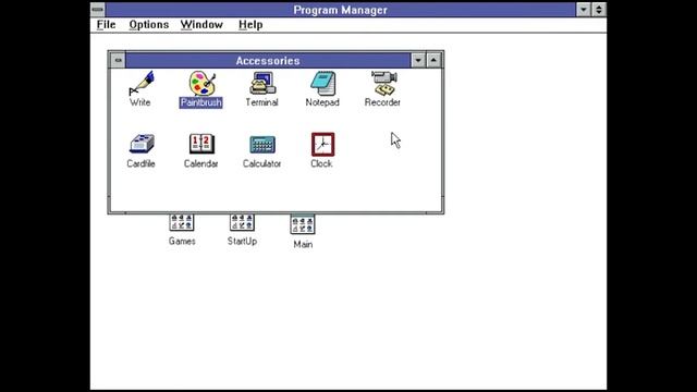 A Look Back at Windows 3.1 running in Virtual Box смотреть онлайн