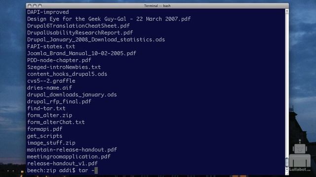 Command Line Basics 4: Using Zip and Tar on Command Line смотреть онлайн