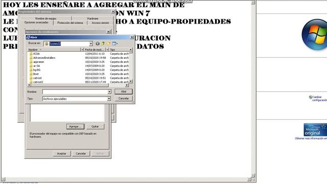 AGREGAR MAIN AL DEP MU ONLINE CON WIN 7. смотреть онлайн